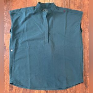 FIGS Rafaela Scrub Top XS Dark Teal